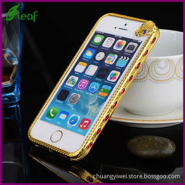 Dragon Rhinestone Metal Phone Case for iPhone 5 5s (CI503)